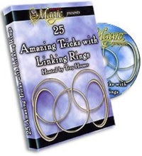 Load image into Gallery viewer, 25 Amazing Tricks With Linking Rings DVD - Easy To Do Effects!