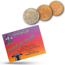 Load image into Gallery viewer, 2 Copper 1 Silver - by Ted's Sterling Magic - Copper and Silver Transposition!