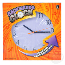 Load image into Gallery viewer, Backwards Clock - Clock Appears To Run Backwards - Keeps Accurate, Backwards Time