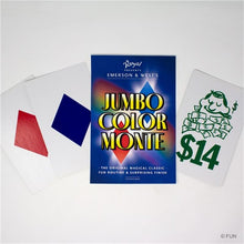 Load image into Gallery viewer, Color Monte in Jumbo Bicycle Card Backs Including a Plastic Wallet!