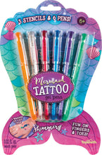 Load image into Gallery viewer, Toysmith Mermaid Tattoo Gel Pens, For Boys & Girls Ages 6+ - Art and Crafts for Children