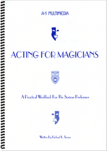 Load image into Gallery viewer, Acting for Magicians by Richard L. Tenace - paperback book