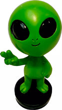 Load image into Gallery viewer, Bobble Head Alien - Now You Can Stick an Alien on Your Desk or Dashboard - Cool Cute Green Novelty Toy