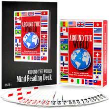 Load image into Gallery viewer, Around The World Mind Reading Deck - Poker Size - Mind Reading Deck