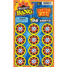 Load image into Gallery viewer, Bang Caps - Super Bang Ring Caps 96 Count For Bang Guns and Other Bang Pranks and Toys!