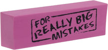 Load image into Gallery viewer, Big Eraser - For Your Big Mistakes - An Actionable Eraser by Toysmith