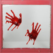 Load image into Gallery viewer, 3D Bloody Hands - Place This On A Window Or Any Glass Surface! - Very Realistic!