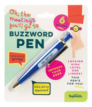 Load image into Gallery viewer, Buzzword Pen - Impress Your Boss With These High Level One Liners (Colors Vary)!