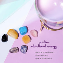 Load image into Gallery viewer, Chakra Stones - Seven Chakras - Also Includes a Carrying Pouch!