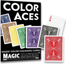 Load image into Gallery viewer, Color Aces Packet Card Trick - Bicycle Card Packet Trick and Online Learning!