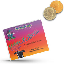 Load image into Gallery viewer, Hopping Half - by Ted's Sterling Magic - Sun and Moon Coin Magic Trick