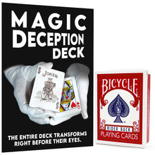 Load image into Gallery viewer, Triumph Deck AKA The Magic Mystery Deck in Bicycle Card Stock - Online Teaching! - Great Visual Card Magic!