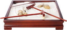 Load image into Gallery viewer, Toysmith: Deluxe Zen Garden, Desk Accessory, Version of the Traditional Japanese Meditative Garden in Miniature Size, For Home or Office Use