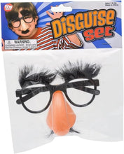 Load image into Gallery viewer, Fuzzy Puss - Beagle Puss - Groucho Style Glasses - (Packaging Varies) Get Your Disguise On In Style