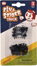 Load image into Gallery viewer, Fly and Spider Gag - Jokes, Gags and Pranks - Flies & Spiders Are Reusable! - Scare Your Friends
