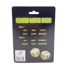 Load image into Gallery viewer, Glow Love Dice Game - For Adults Only - Fun for Couples!