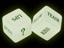 Load image into Gallery viewer, Glow Love Dice Game - For Adults Only - Fun for Couples!