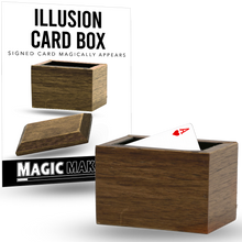 Load image into Gallery viewer, Illusion Card Box - Spectator's Signed Card Vanishes and Appears Inside Box!
