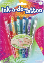 Load image into Gallery viewer, Toysmith Ink-a-Do Tattoo Pens, For Boys & Girls Ages 6+ - Art and Crafts for Children