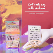 Load image into Gallery viewer, Karma Cards - 54 Positive Inspiring Action Messages - Plan Your Day a Better Way