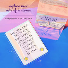 Load image into Gallery viewer, Karma Cards - 54 Positive Inspiring Action Messages - Plan Your Day a Better Way