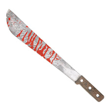 Load image into Gallery viewer, Adult Slasher Machette - 20" (1 Count) - Realistic Costume Prop - Perfect for Cosplay and Halloween Accessories