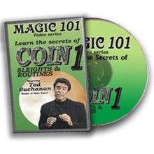 Load image into Gallery viewer, Learn The Secrets Of Coin Sleights & Routines - DVD