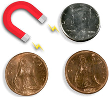 Load image into Gallery viewer, Magnetic Scotch and Soda English Penny Version by Eagle Custom Coins - Coins Magically Appear, Disappear and Change!