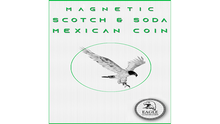 Load image into Gallery viewer, Magnetic Scotch and Soda Mexican Coin Version by Eagle Custom Coins - Coins Magically Appear, Disappear and Change!