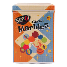 Load image into Gallery viewer, Neato! Classics 160 Marbles In A Tin Box by Toysmith - Retro Nostalgia Glass Shooter, Marble Games Are Timeless Play For Kids - Boys & Girls