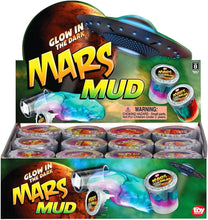 Load image into Gallery viewer, Glow In The Dark Mars Mud Slime Makes a great gift (Colors May Vary)!