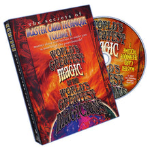 Load image into Gallery viewer, Master Card Technique Volume 1: World's Greatest Magic by the World's Greatest Magicians - DVD