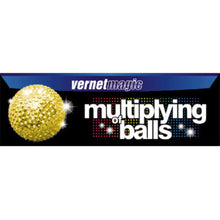 Load image into Gallery viewer, Multiplying Gold Billiard Balls - Shiny Balls Appear, Multiply and Disappear At Your Fingertips!
