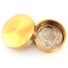 Load image into Gallery viewer, Okito Coin Box - Brass Version - Coins Appear, Vanish and Penetrate!