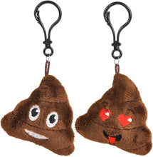 Load image into Gallery viewer, Poop Plush Keychains! - 2 Different Styles Per Order!