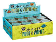 Load image into Gallery viewer, Joke-in-A-Jar: Poop or Vomit - Your Choice of Slime - Jokes, Gags, Pranks!