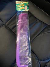 Load image into Gallery viewer, Super Comb - USA Made - A Big Comb For That Person With The Big Head! Great gag!