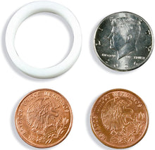 Load image into Gallery viewer, Scotch and Soda Mexican Coin Version by Eagle Custom Coins - Coins Magically Appear, Disappear and Change!
