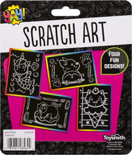 Load image into Gallery viewer, YAY! Scratch Art - Four Fun Designs - Unisex Children - Portable Arts and Crafts Fun