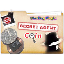 Load image into Gallery viewer, Secret Agent Coin - Quarter Version - Hide Sensitive Information from Prying Eyes!