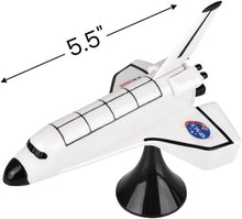 Load image into Gallery viewer, 5.5" Balance Space Shuttle Toy - Balance on Your Finger or the Stand! - Interactive Fun