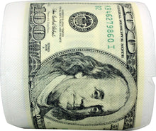 Load image into Gallery viewer, Island Dogs Big Bucks Novelty Toilet Paper - 3-Ply Tissue with Hilarious Bathroom Humor – Perfect Gag Gift, Crazy Pranks and Funny Toilet Paper for Fun Bathroom Decor - Septic Safe