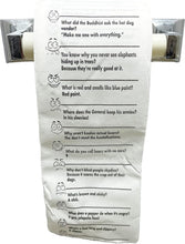 Load image into Gallery viewer, Island Dogs Crap Jokes Novelty Toilet Paper - 3-Ply Tissue with Hilarious Bathroom Humor – Perfect Gag Gift, Crazy Pranks and Funny Toilet Paper for Fun Bathroom Decor - Septic Safe