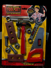 Load image into Gallery viewer, Little Builder Tool Set - No Batteries Required - Handyman Play Workshop