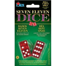 Load image into Gallery viewer, Trick Dice - Mis-Spotted Dice - Tricky Dice -- 7 or 11 Dice - Gambling Dice