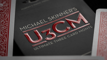 Load image into Gallery viewer, Michael Skinner's Ultimate 3 Card Monte (RED or Blue) by Murphy's Magic Supplies Inc.
