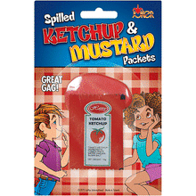 Load image into Gallery viewer, Spilled Ketchup and Mustard Packets - This Is A Great Gag! - Get The Set!