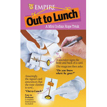 Load image into Gallery viewer, Out to Lunch - A Mini Rope Trick on a Card - Very Easy To Do!