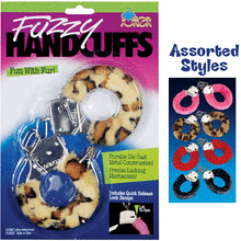 Load image into Gallery viewer, Fuzzy Handcuffs - Durable Die Cast Metal Construction - Have Fun With Fur. Great gift!