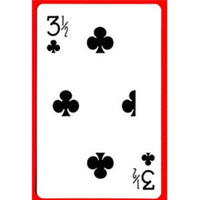 Load image into Gallery viewer, 3 ½ of Clubs - Bicycle Card Back Gaff Card - Very Easy To Do!